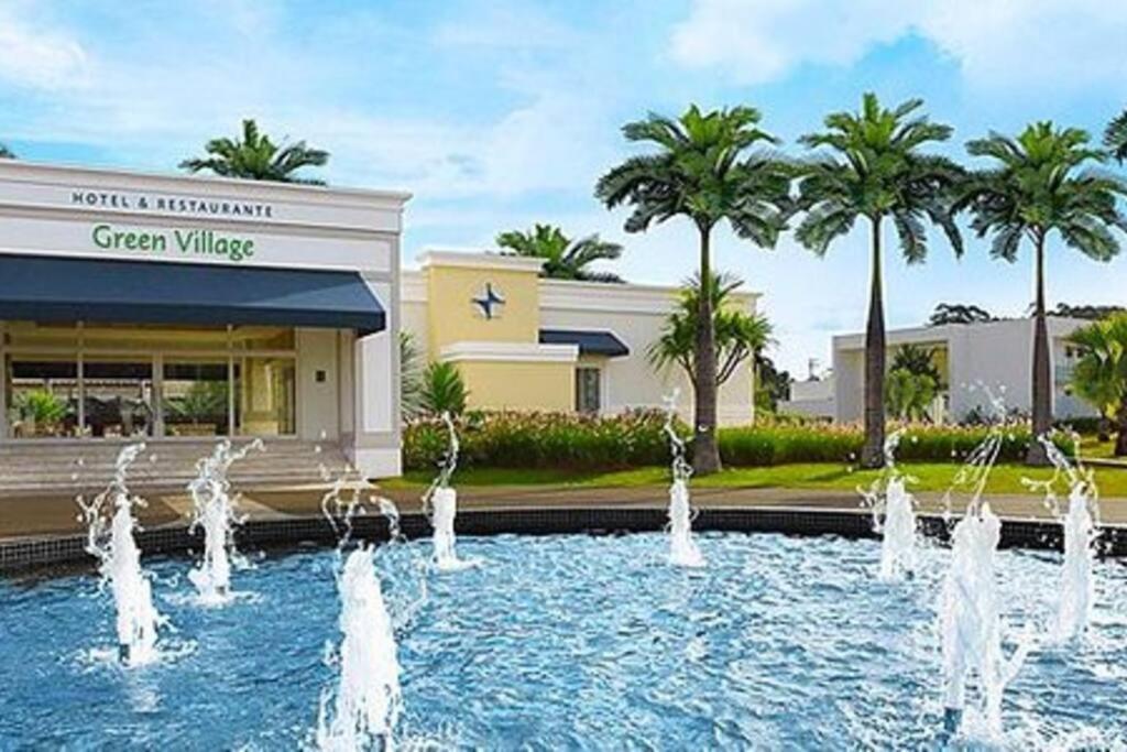 Resort&Lazer Piscinas, Beach Tenis, Bike, Golfe, Pesca, Ar, Wifi Fibra, Tv A Cabo E Lareira Aguas de Santa Barbara Exterior photo